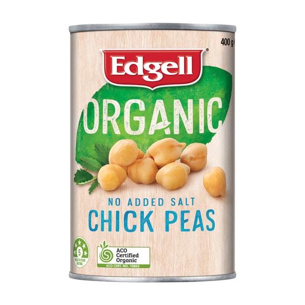 Edgell No Added Salt Organic Chickpeas | 400g