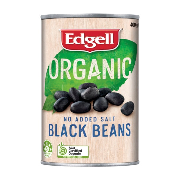 Edgell Organic Black Beans No Added Salt | 400g