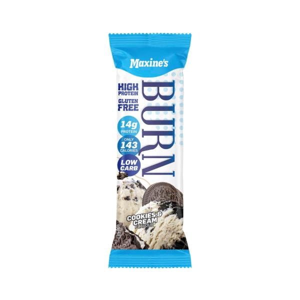 Maxines Burn Burn Cookies & Cream Bar | 40g