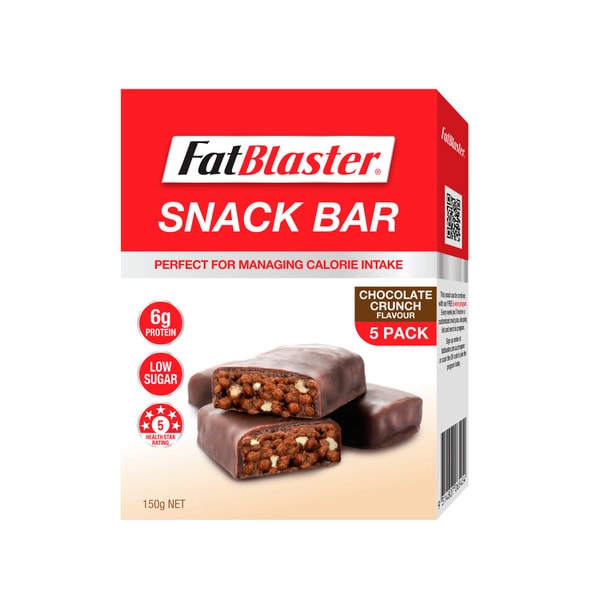 Fat Blaster Snack Bar Chococalte Crunch 5 Pack | 150g
