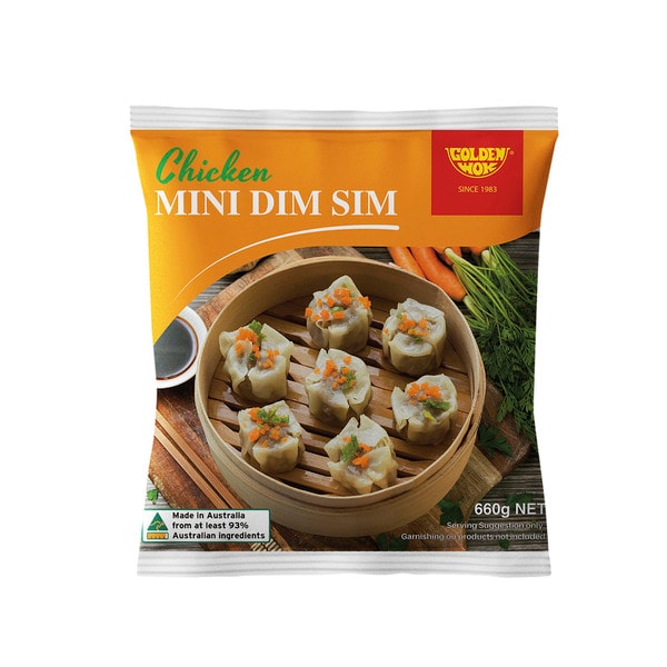 Golden Wok Frozen Chicken Mini Dim Sim | 660g