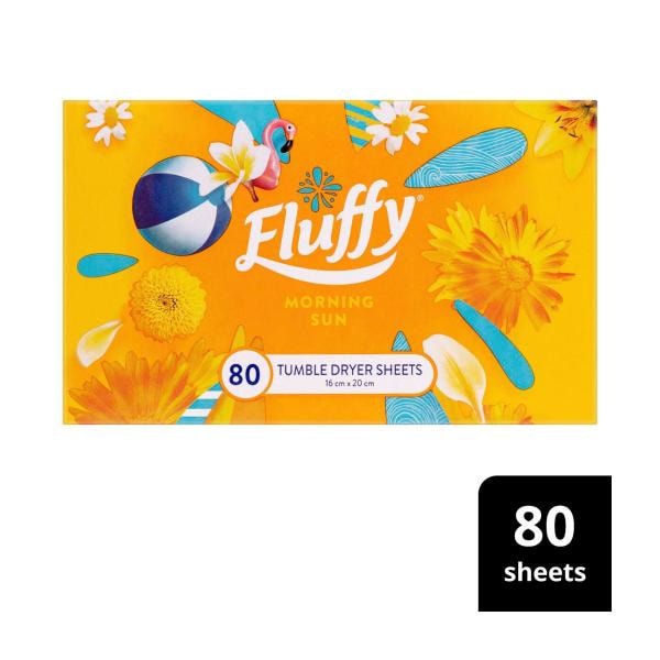 Fluffy Dryer Sheet Morning Sun | 80 pack
