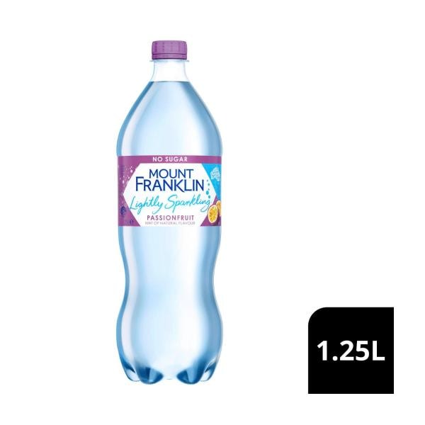 Mount Franklin Lightly Sparkling Passionfruit | 1.25L