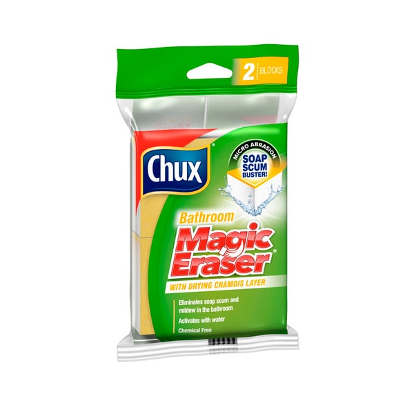 Chux Magic Eraser Bathroom Cleaner Block | 2 pack
