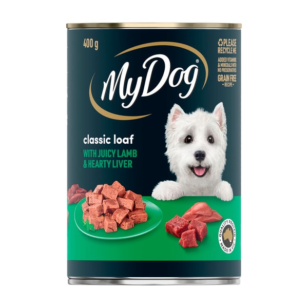 My Dog Classic Loaf With Juicy Lamb & Hearty Liver Can Wet Dog Food | 400g