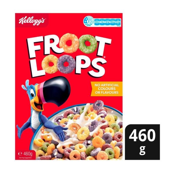 Kellogg's Froot Loops Breakfast Cereal | 460g