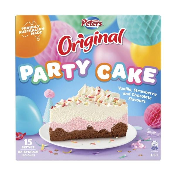 Peters Original Party Cake Ice Cream | 1.5L