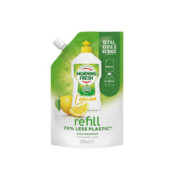Morning Fresh Lemon Dishwashing Liquid Refill | 800mL