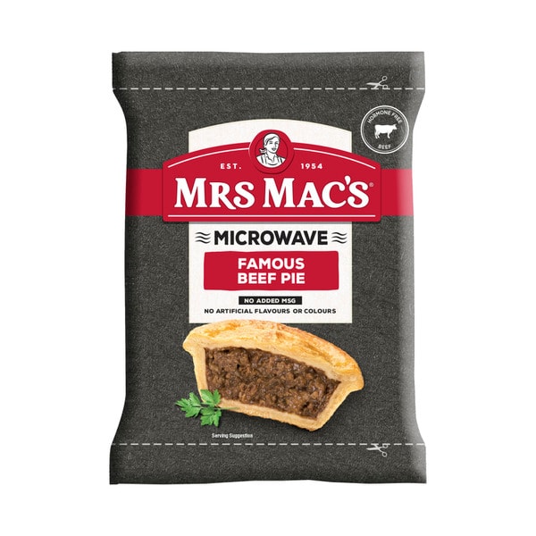 Mrs Mac's Microwaveable Beef Pie | 175g