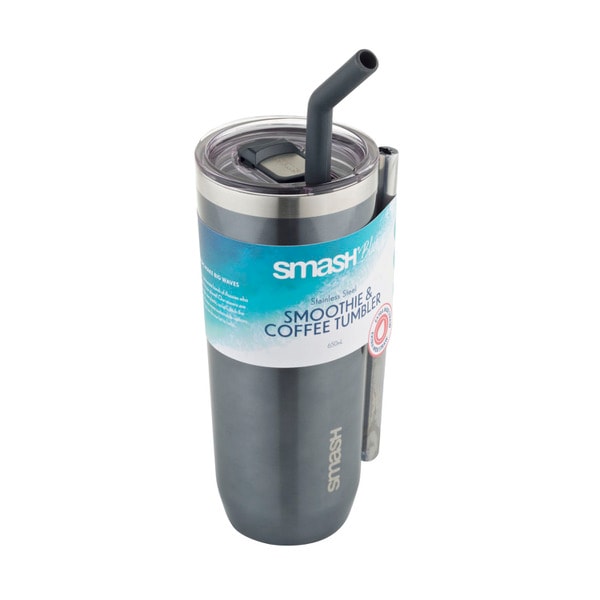 Smash Blue Smoothie & Coffee Tumbler 650mL | 1 each