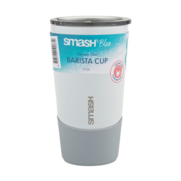 Smash Blue Stainless Steel Barista Cup 350mL | 1 each