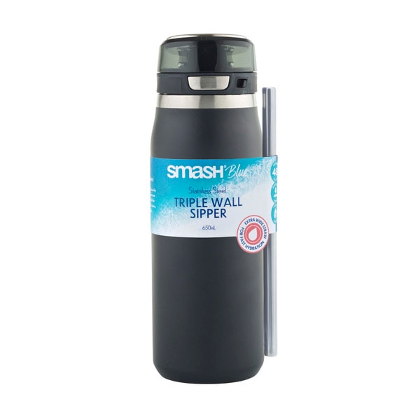 Smash Blue Triple Wall Sipper 650mL | 1 each