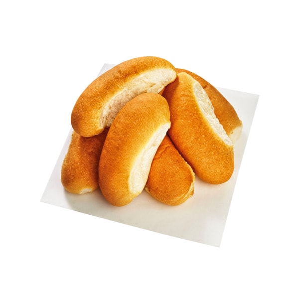 Coles Bakery Super Soft Hot Dog Rolls | 6 pack