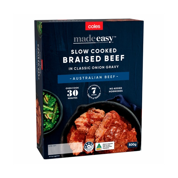 Coles Made Easy Australian Beef In Onion Gravy | 500g