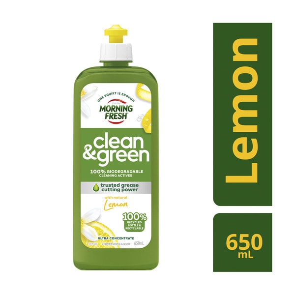 Morning Fresh Clean & Green Lemon Dishwashing Liquid | 650mL