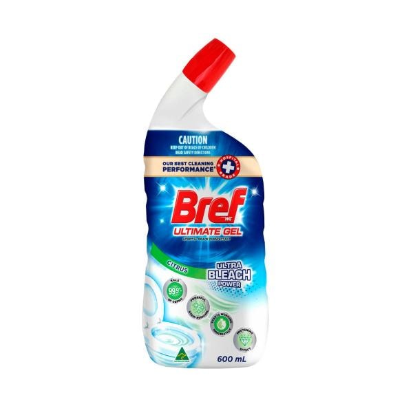 Bref Ultimate Gel Toilet Cleaner Ultra Bleach Power | 600mL