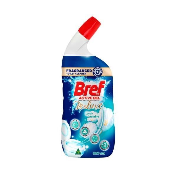 Bref Power Active Gel Toilet Cleaner Lovely Jasmin | 600mL