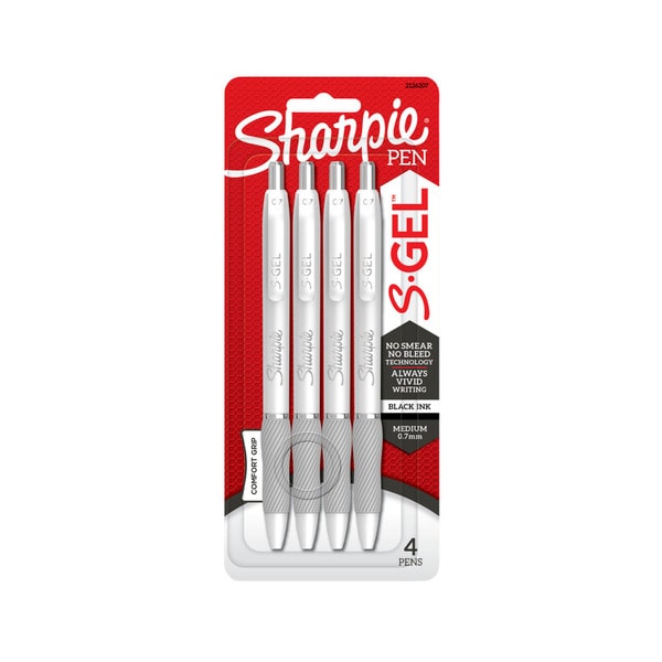 Sharpie S-Gel Pens Black | 4 pack