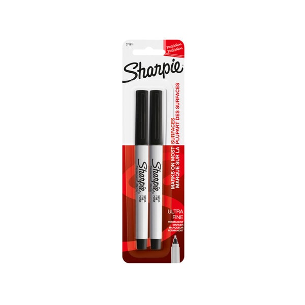 Sharpie Permanent Markers Ultra Fine Tip | 2 pack