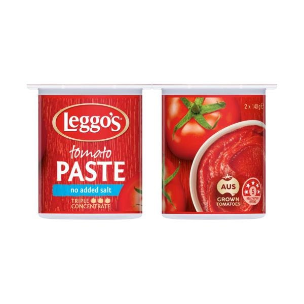 Leggo's Tomato Paste No Added Salt 2 pack | 140g