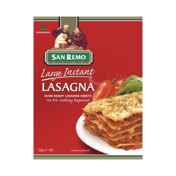 San Remo Large Instant Lasagna Sheets | 250g