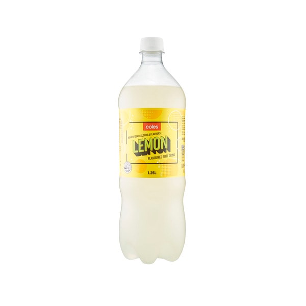 Coles Soft Drink Lemon | 1.25L