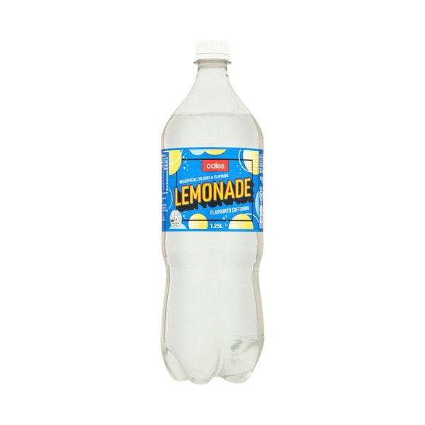 Coles Soft Drink Lemonade | 1.25L