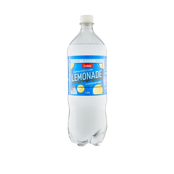 Coles Soft Drink Lemonade Diet | 1.25L