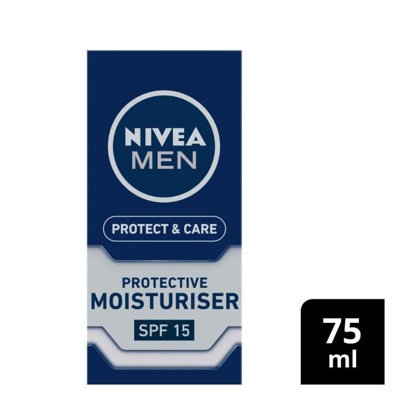 Nivea Men Protect & Care Face Moisturiser Cream SPF15 + Aloe Vera | 75mL