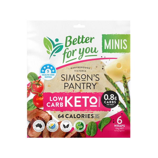 Simson's Pantry Better For You Low Carb Keto Mini's 6 Pack | 156g