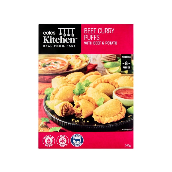 Coles Beef Curry Puff | 200g