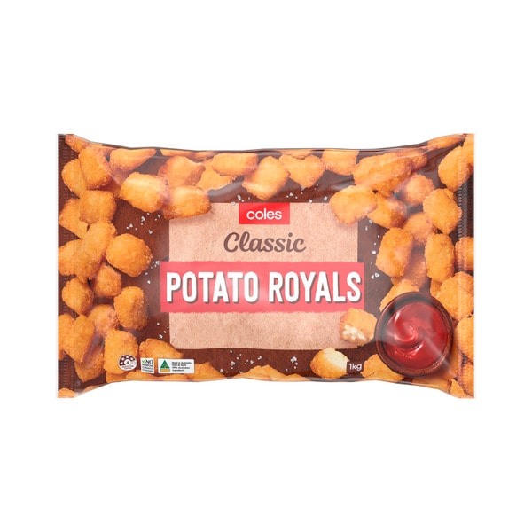 Coles Frozen Potato Royals Oven Fry | 1kg