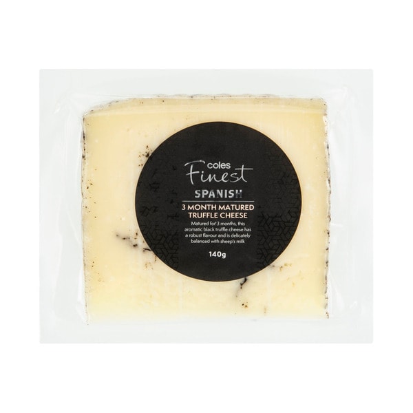 Coles Finest Spanish Truffle Cheese | 140g