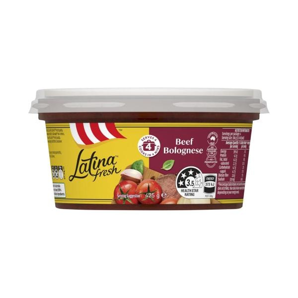 Latina Fresh Beef Bolognese | 425g