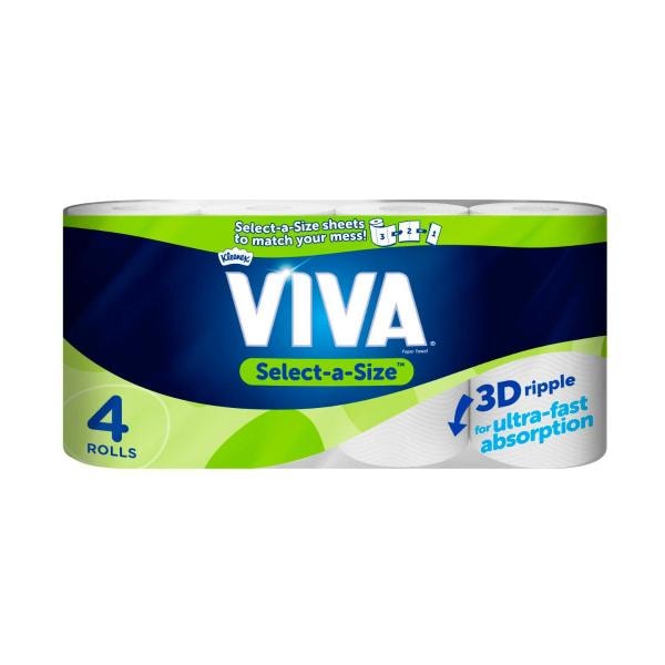Viva Select-A-Size Paper Towels | 4 pack