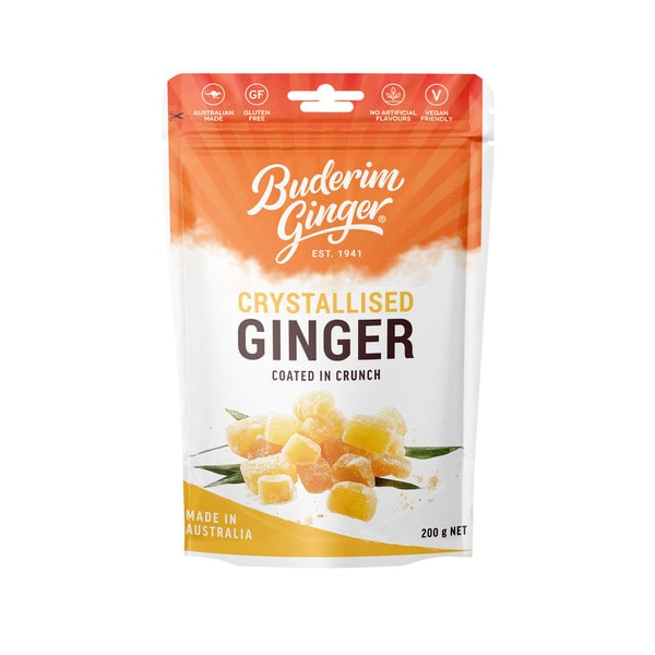 Buderim Ginger Crystallised Ginger | 200g