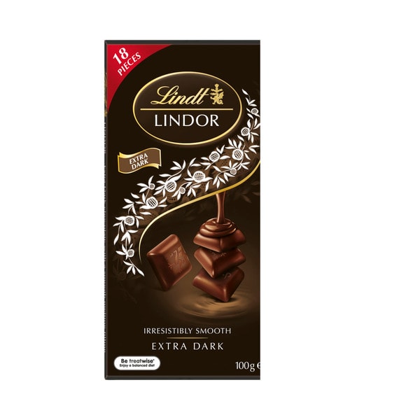 Lindt Lindor 60% Cocoa Dark Chocolate Block | 100g