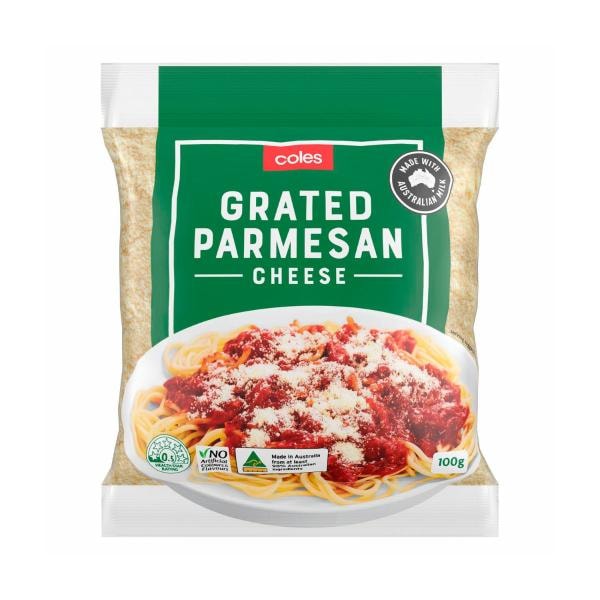 Coles Grated Parmesan Cheese | 100g