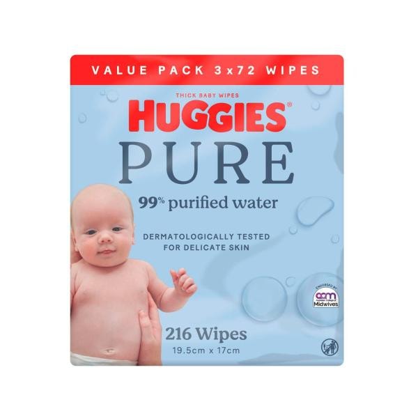 Huggies Thick Baby Wipes 99% Purified Water  | 1 pack