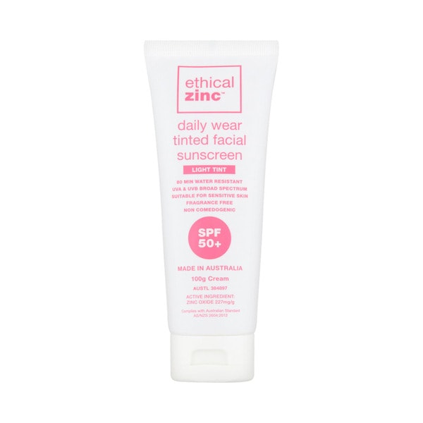 Ethical Zinc Daily Wear SPF 50+ Tinted Sunscreen Light | 100g