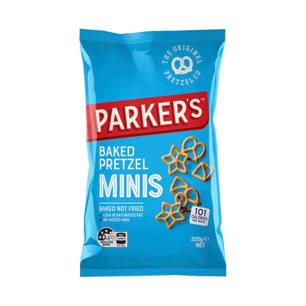 Parker's Baked Mini Pretzels | 225g