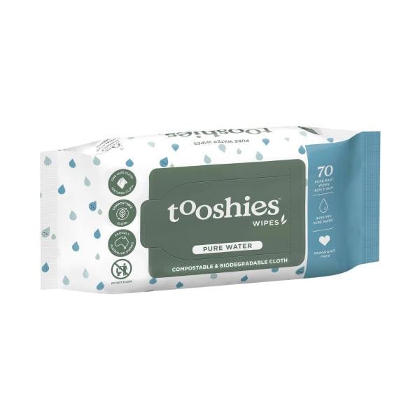 Tooshies Water Baby Wipes | 70 pack