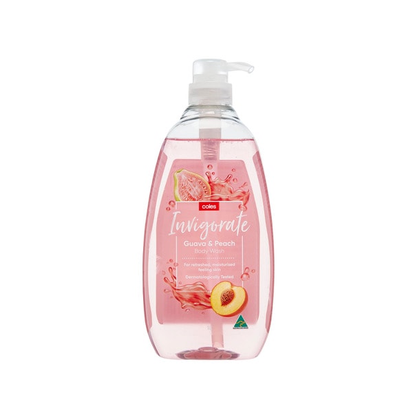 Coles Body Wash Guava & Peach | 1L