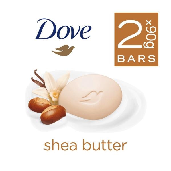 Dove Beauty Bar Shea Butter | 2 pack
