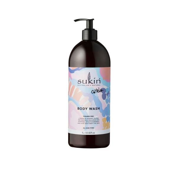 Sukin Art Series Arkie Body Wash Pump | 1L