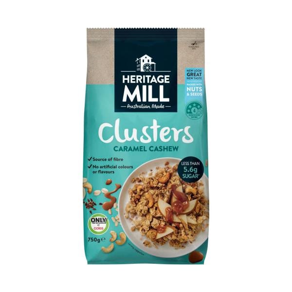 Heritage Mill Clusters Caramel Cashew | 750g