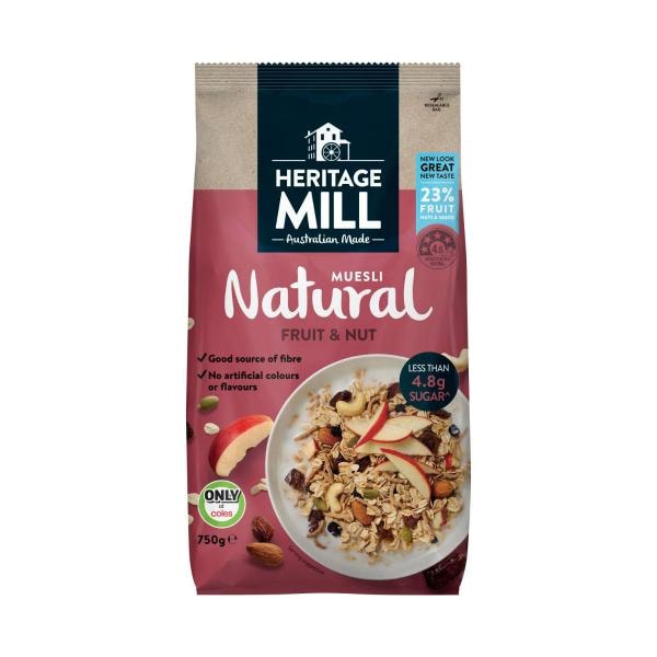 Heritage Mill Muesli Fruit & Nut | 750g