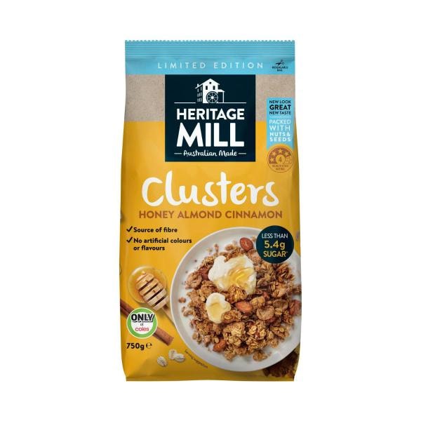 Heritage Mill Clusters Almond & Cinnamon Limited Edition | 750g