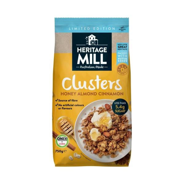 Buy Heritage Mill Clusters Crunchy Nut 750g