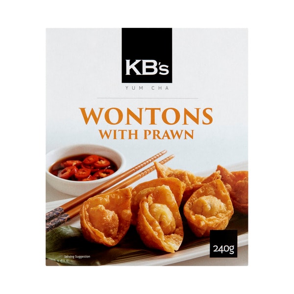 KB's Yum Cha Prawn Won Ton | 240g